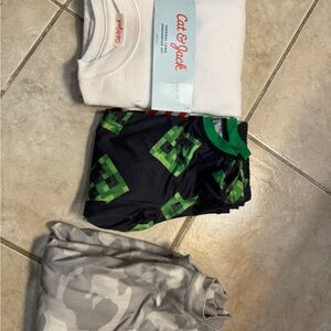Minecraft/Camo/White Thermal Underwear